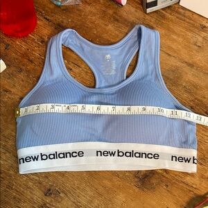 New Balance Blue Compression Sports Bra with Racerback NWOT size M